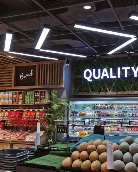 ÉCLAIRAGE LINEAIRE SUR RAIL LED séries