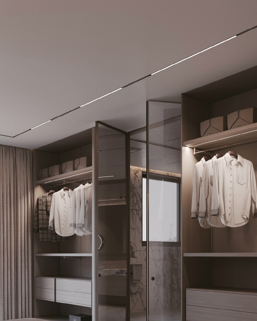 Projecteur linéaire continu magnétique ba-110