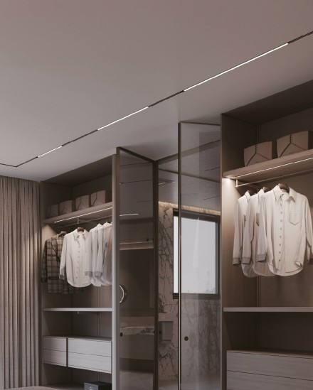 PROJECTEUR LINÉAIRE CONTINU MAGNÉTIQUE