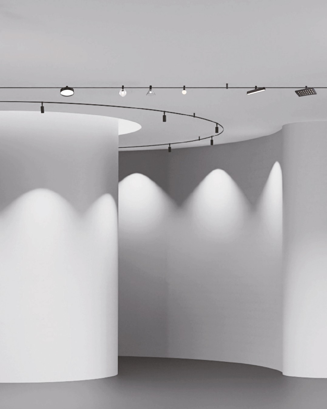 Projecteur magnétique mobile à diffuseur opaque