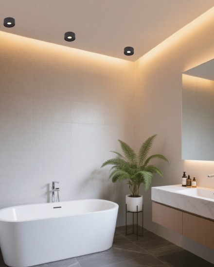 SPOT CYLINDRIQUE APPARENT ÉTANCHE