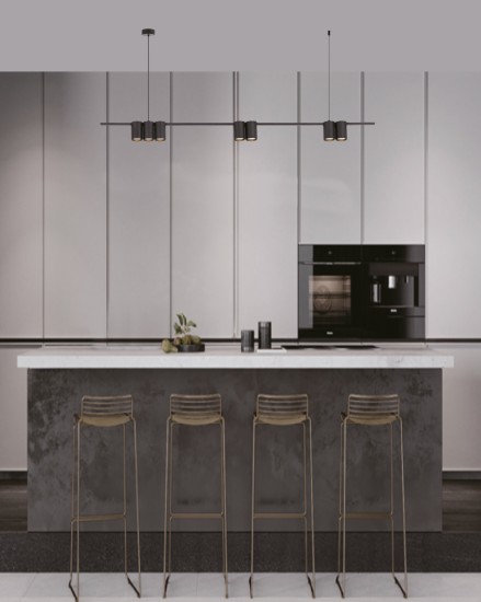 SUSPENSION LINÉAIRE AVEC LAMPES