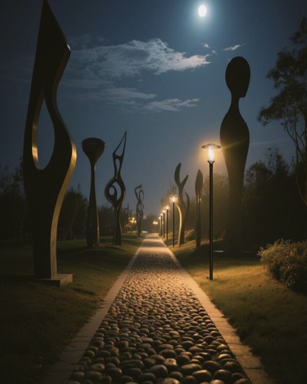 TÊTE DE POTEAU D'ÉCLAIRAGE