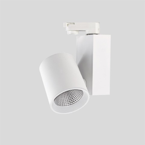 ECLAIRAGE SUR RAIL INCLINABLE ET ROTATIF