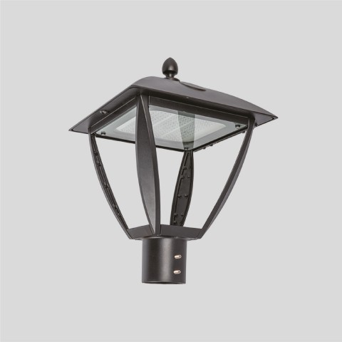 TÊTE DE POTEAU D'ÉCLAIRAGE